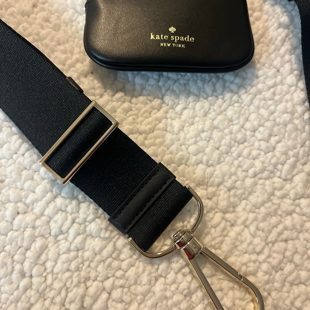 Authentic Kate Spade Black and Cream Floral Crossbody Bag - Picture 14 of 16